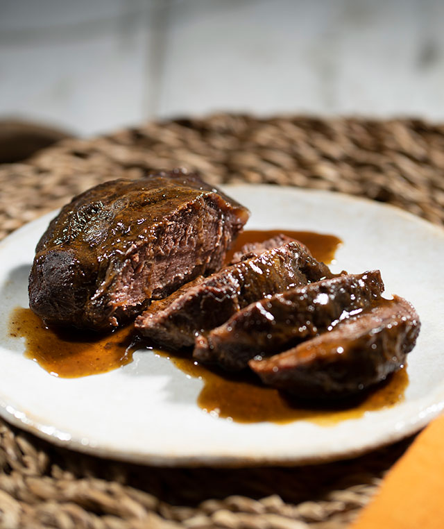 Carrilleras de ternera cocinada
