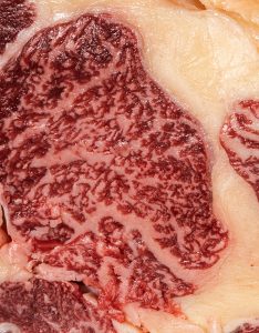 Carne con alto grado de marmoleo