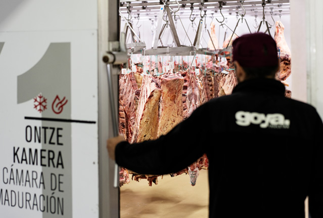 Cámara de maduración de la carne
