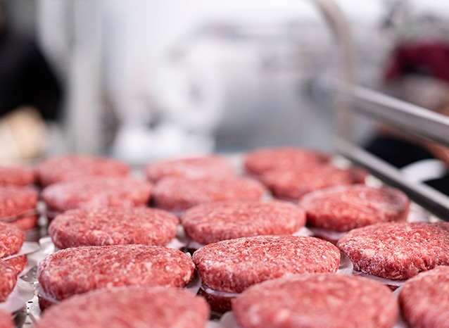 Hamburguesas 100% carne de vacuno