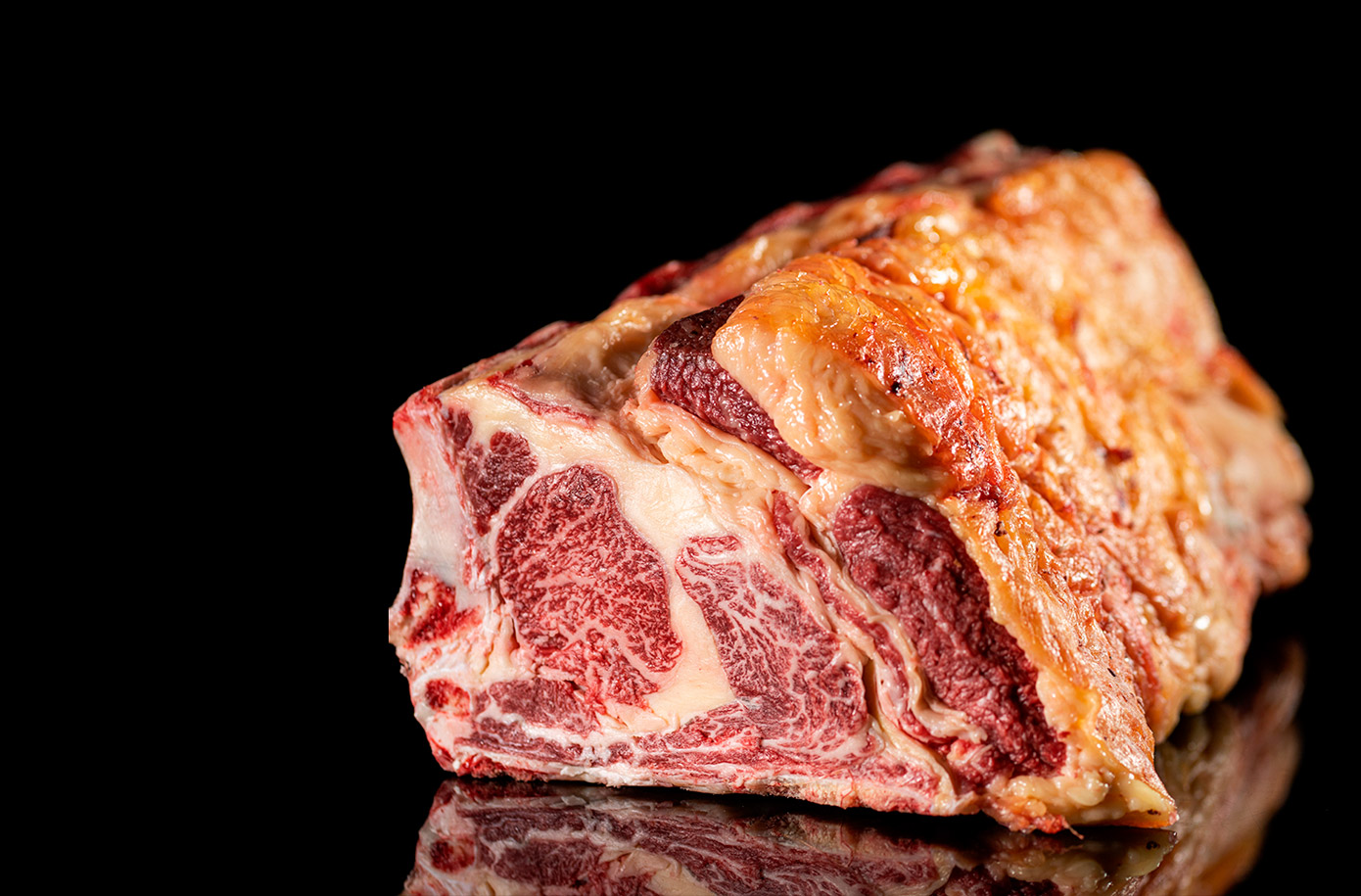 Lomo alto de vaca madurado y con infiltración